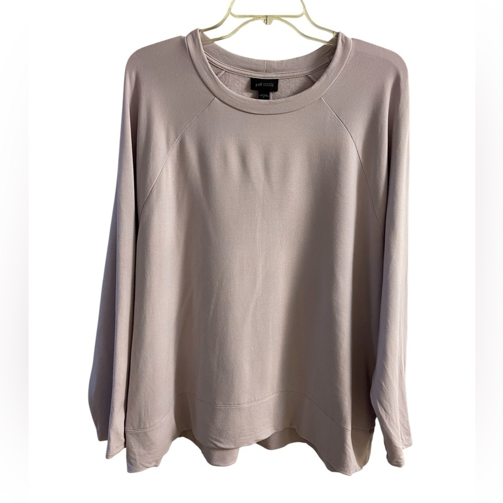 J.Jill‎ Wearever Collection light purple crewneck top sweatshirt Large